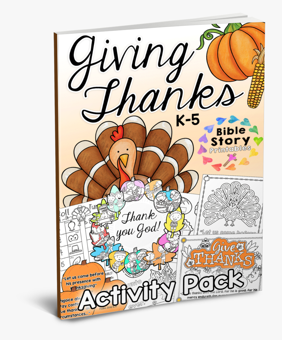 Thanksgiving Bible Printables & Crafts, Transparent Clipart
