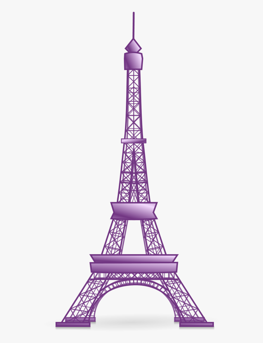 Vector Clip Art - Letter A As Eiffel Tower, Transparent Clipart