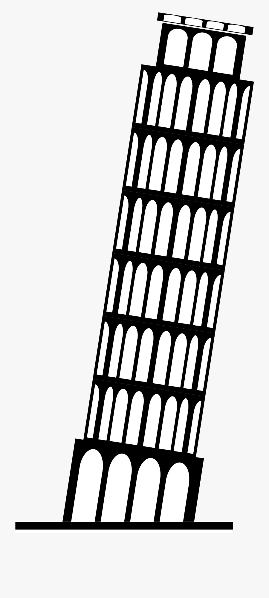 Cliparts For Free Download Tower Clipart Pisa Italy - Leaning Tower Of Pisa Pdf, Transparent Clipart