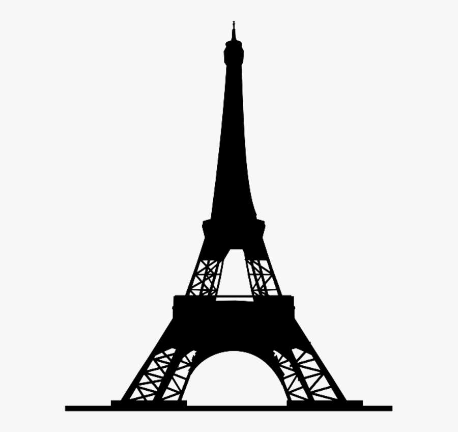 Beautiful Decoration Eiffel Tower Silhouette Clipart - Eiffel Tower Silhouette Png, Transparent Clipart