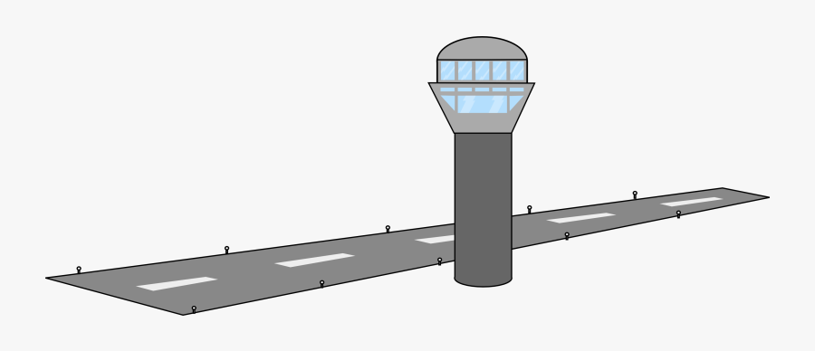 Airport - Clipart - Airport Runway Clipart, Transparent Clipart