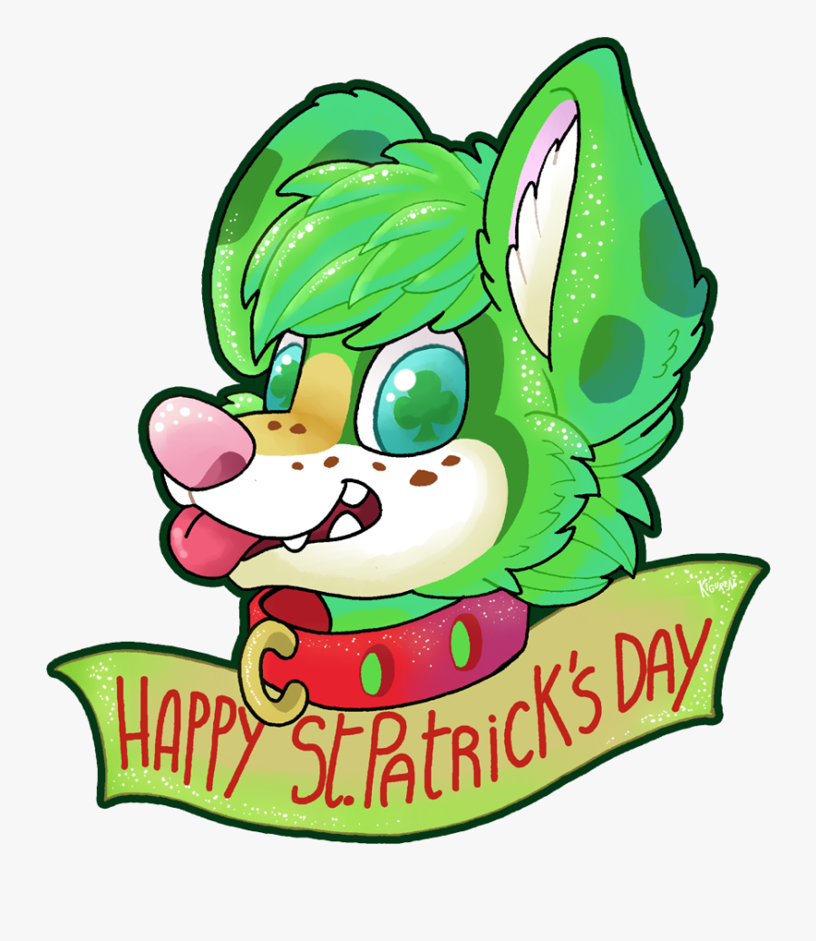 Clipart Dogs St Patrick Day - Cartoon, Transparent Clipart