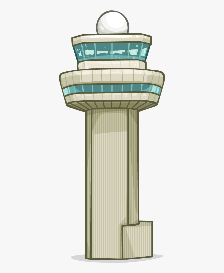 Tower Clipart Airplane - Air Traffic Control Tower Clipart, Transparent Clipart