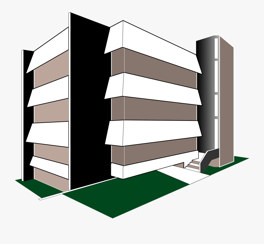 Modern Multi - Parking Garage Clip Art, Transparent Clipart