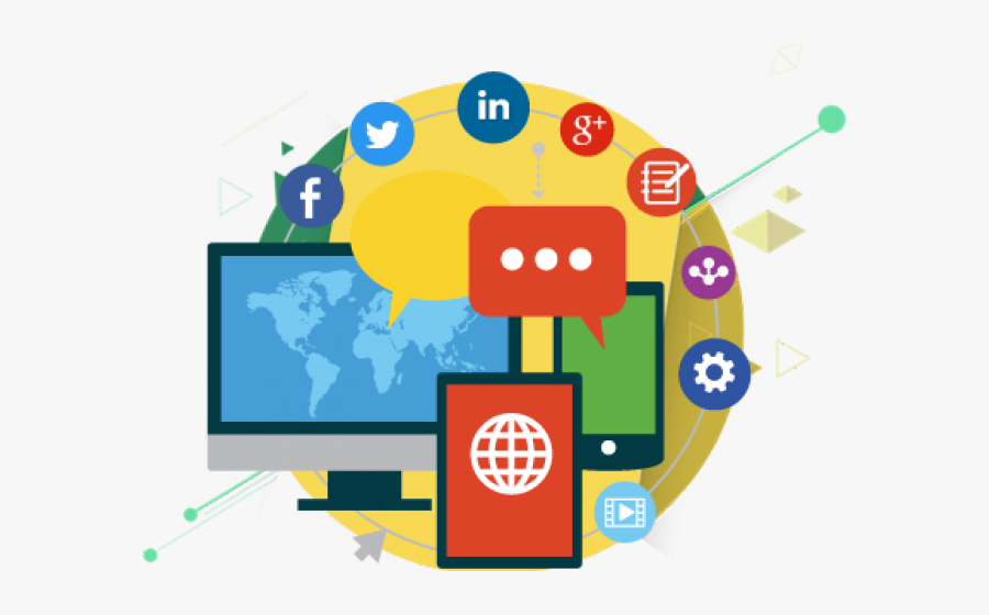 Social Media Marketing Vector Png, Transparent Clipart