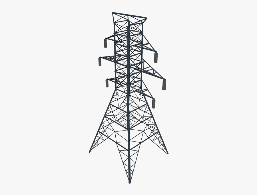 Transmission Tower Png Photos - Torre De Energia Electrica Png, Transparent Clipart