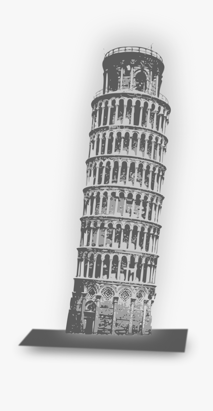 Leaning Tower Of Pisa Png - Leaning Tower Of Tisa, Transparent Clipart