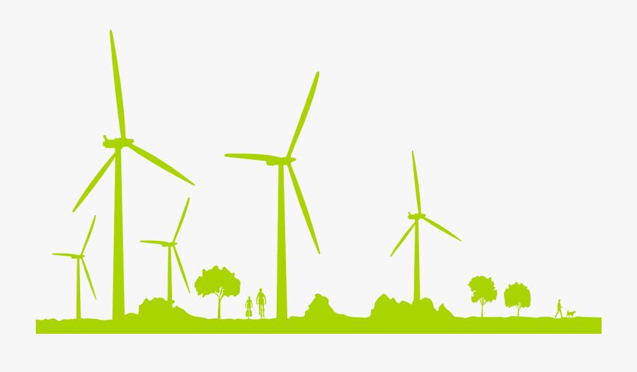 Clip Freeuse Download Energywise Technology Renewable - Wind Turbine Background Png, Transparent Clipart