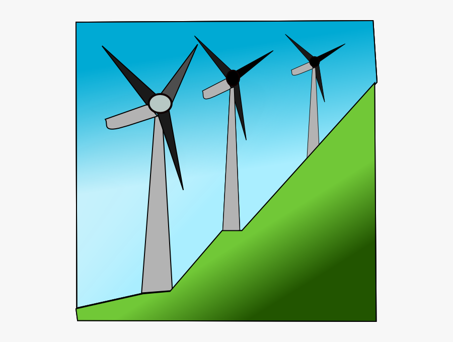 Clip Art Of Windmill, Transparent Clipart