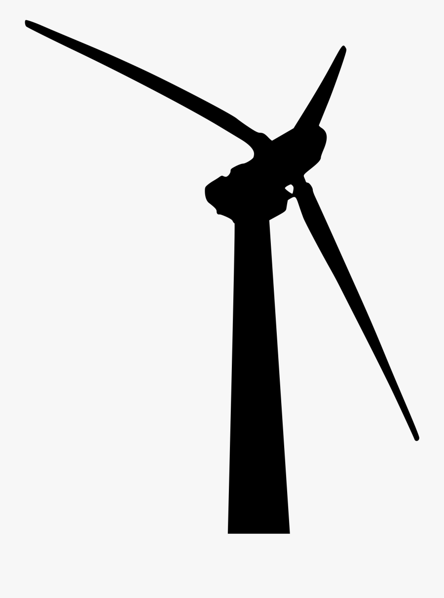 Wind Turbine Silhouette Transparent Png Clipart Free - Wind Turbine Icon Png, Transparent Clipart
