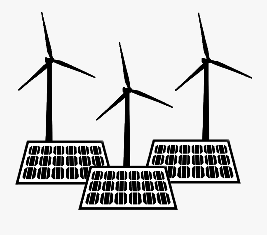 File - Renewable Generators - Wind Turbine - Solar - America Plaza, Transparent Clipart