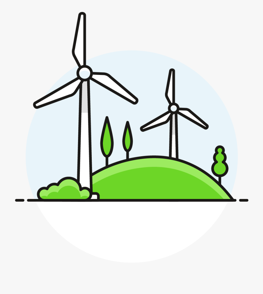 Transparent Wind Turbine Icon Png - Wind Turbine, Transparent Clipart