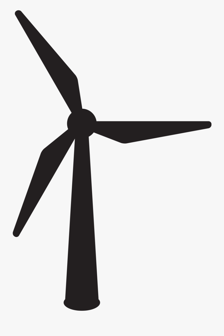 Turbine Shape - Wind Turbine Icon Png, Transparent Clipart