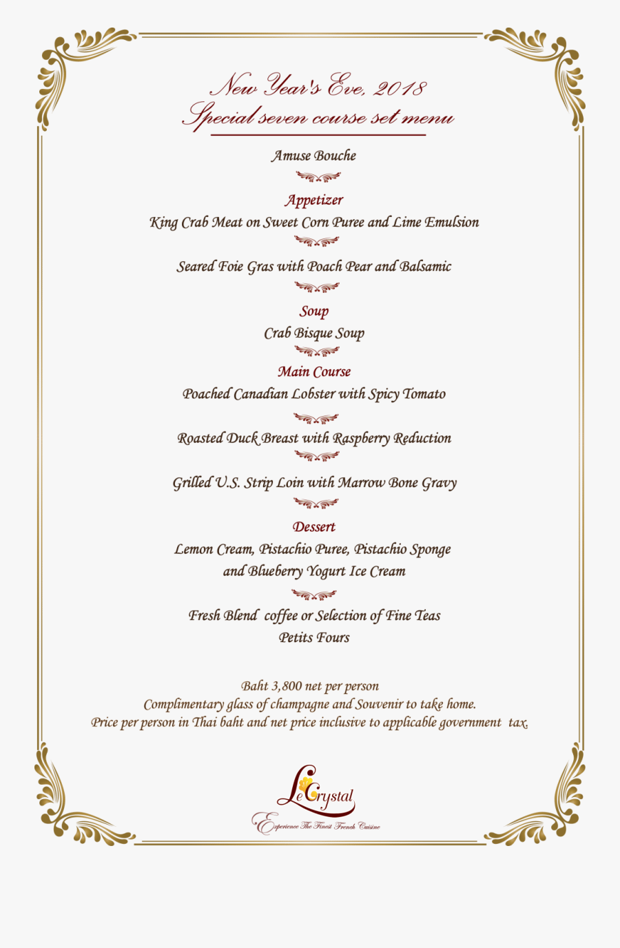 Transparent New Year Eve Png - New Year Menu 2019, Transparent Clipart