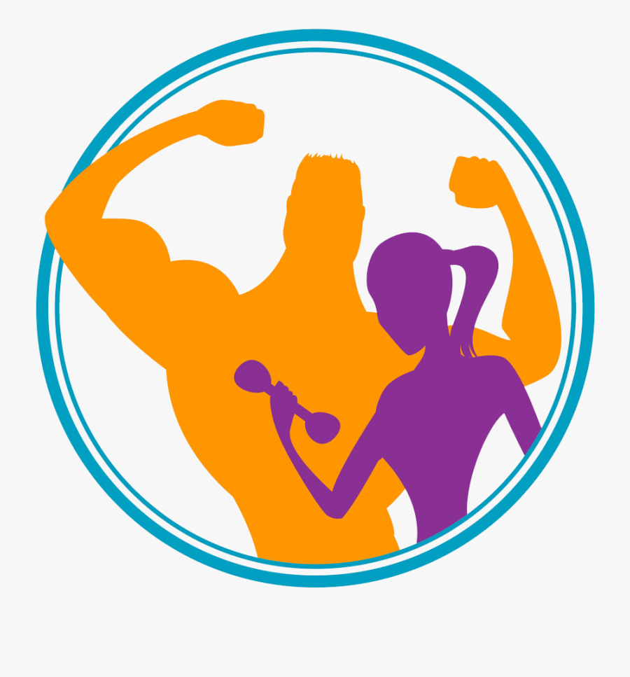 Fitness Lifestyle Clipart , Png Download - Fitness Man And Woman Logo, Transparent Clipart