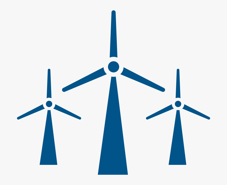 Icon Windenergie, Transparent Clipart