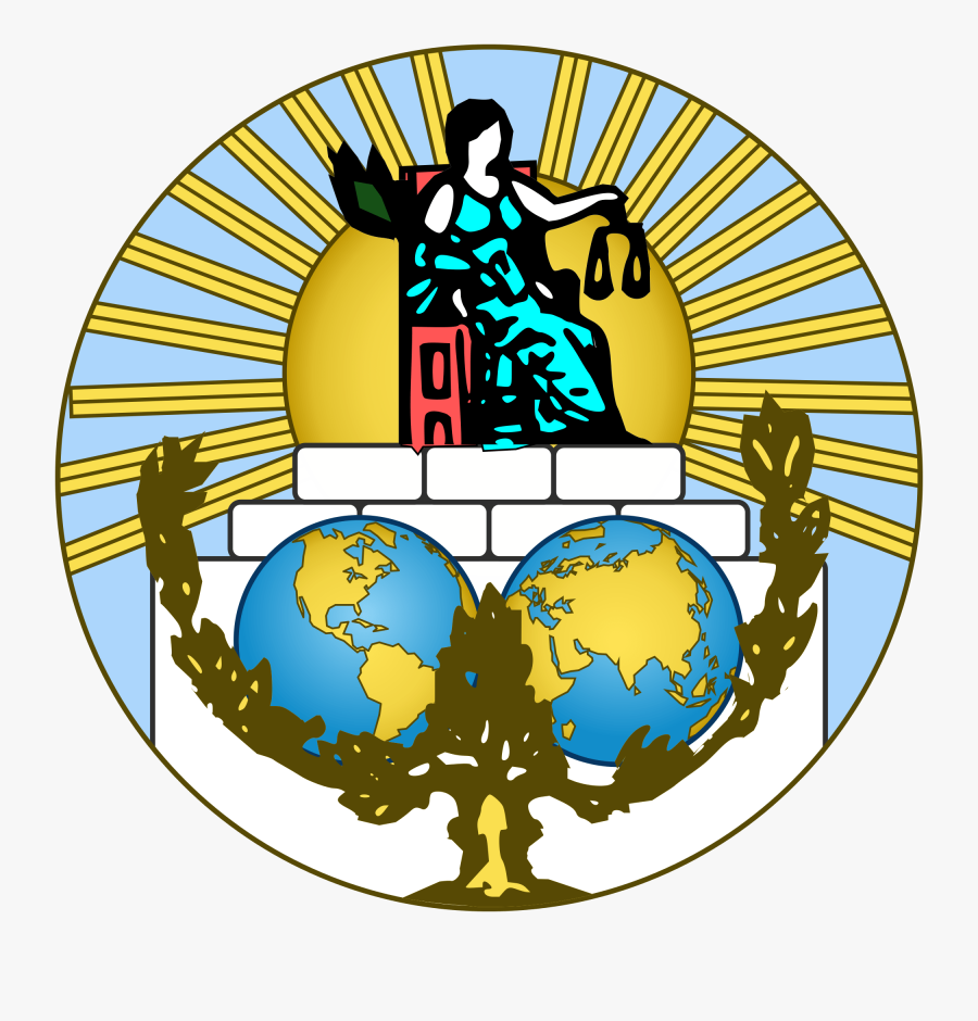 International Politics A Student - Logo International Court Of Justice, Transparent Clipart