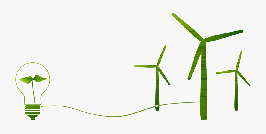 Clip Art Power Generation - Wind Power Cartoon, Transparent Clipart