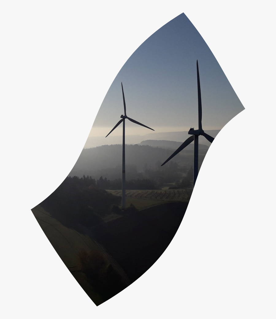 Wind Turbine, Transparent Clipart