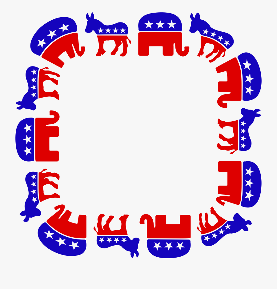 Blue,area,text - Democratic Party, Transparent Clipart
