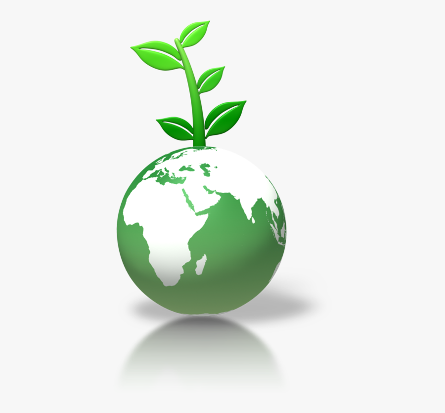 Plant Growing On Earth Animated, Transparent Clipart