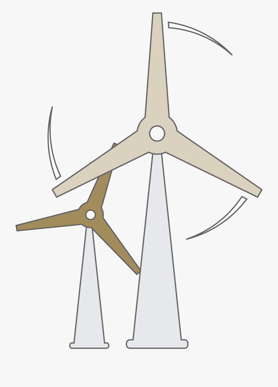 Wind Turbine, Transparent Clipart