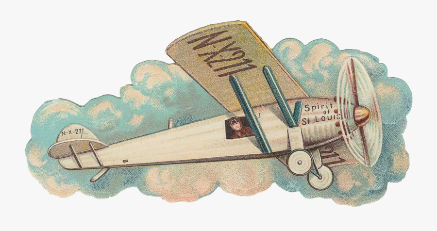 Free Vintage Airplane Graphic - Vintage Airplane Transparent, Transparent Clipart