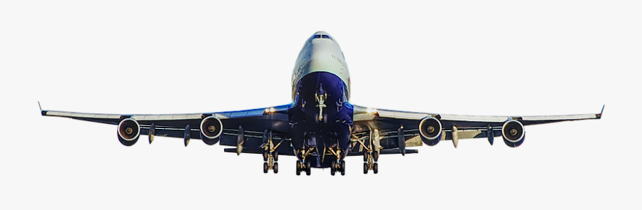 Airplane Landing Transparent Background, Transparent Clipart