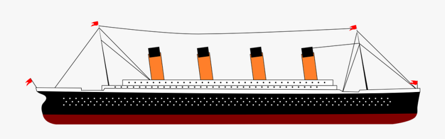 65374 - Titanic Transparent, Transparent Clipart