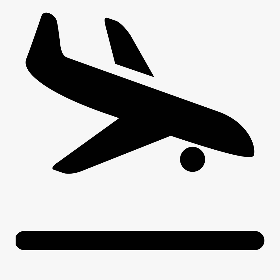 Airplane Vector - Airplane Landing Icon, Transparent Clipart
