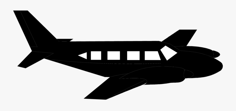Airplane - Airplane Silhouette Png Clipart, Transparent Clipart