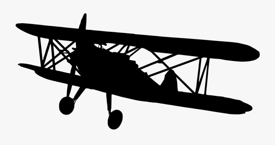 Download Transparent Plane Silhouette Png Old Airplane Png Transparent Free Transparent Clipart Clipartkey