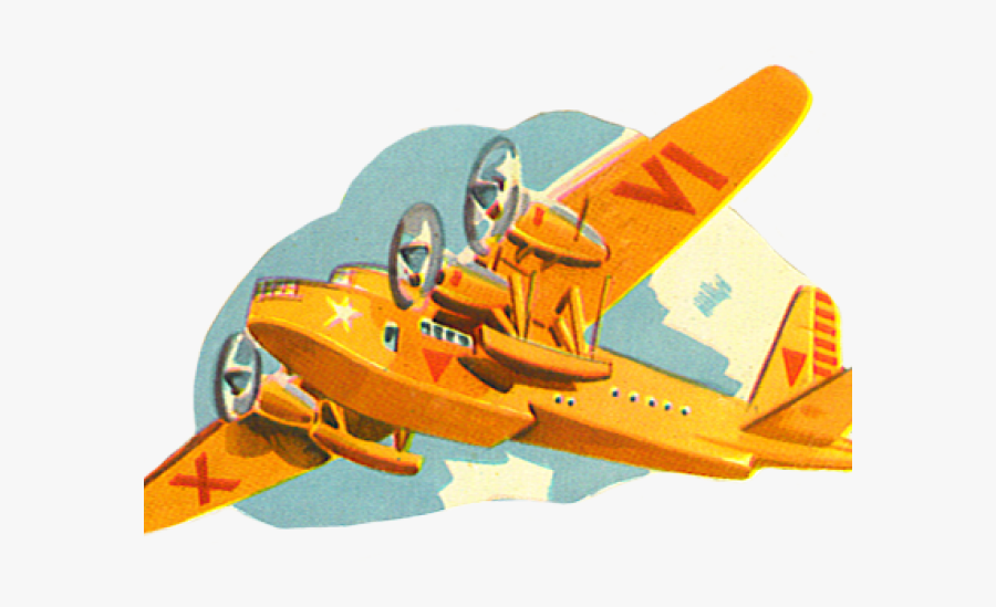 Old Airplane Cliparts - Scale Model, Transparent Clipart