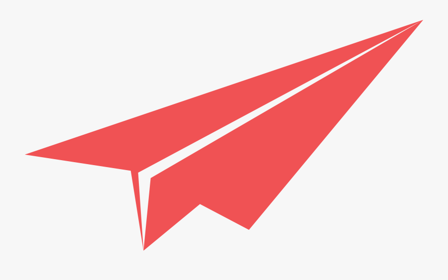 Paper Plane Png - Red Paper Airplane Png, Transparent Clipart