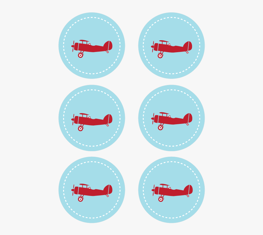 Vintage Airplane Birthday Printables Free, Transparent Clipart