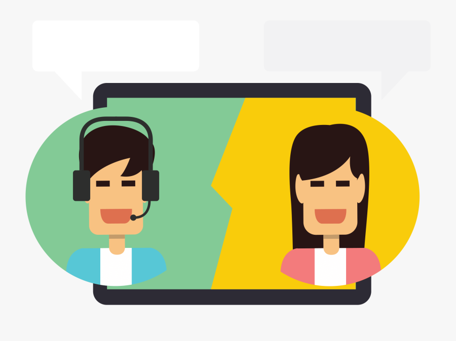 Live Chat Agents For Customer Service Clipart , Png - Animated Customer Service Agents, Transparent Clipart