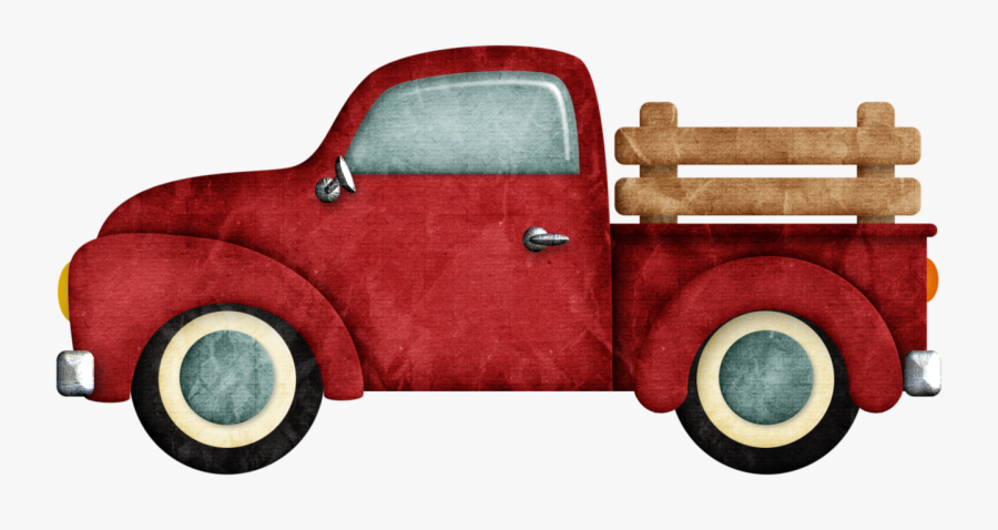 Clip Art Classic Truck Clipart - Old Red Truck Clip Art , Free Transparent Clipart - ClipartKey
