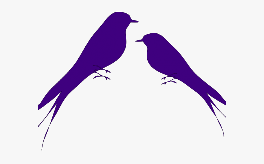 Love Bird Clipart - Png Black And White Love Bird, Transparent Clipart