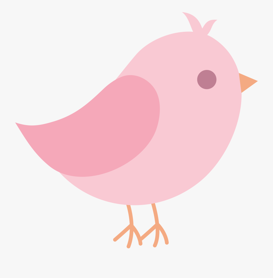Pink Love Bird Clip Art, Transparent Clipart