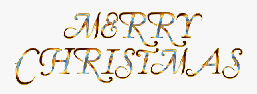 Merry Christmas Banner Stock - Calligraphy, Transparent Clipart