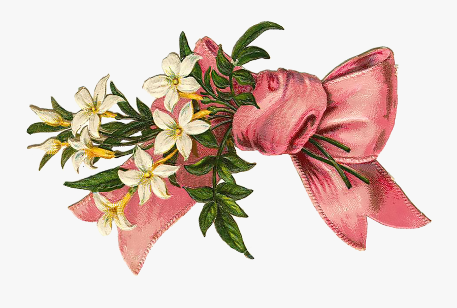Flower,lily,stargazer Lily,cut Plant,bouquet,artificial - Transparent Background Vintage Flowers Png, Transparent Clipart