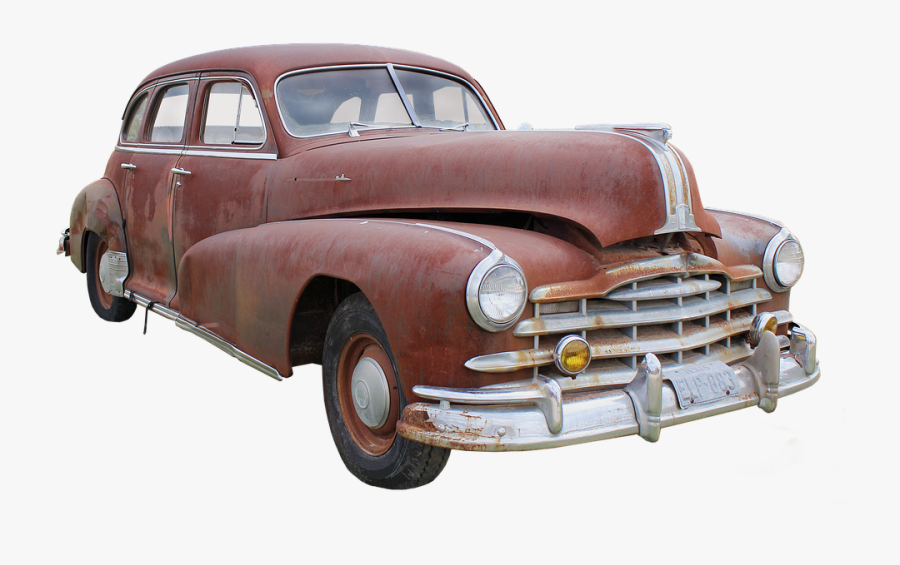 Clip Art Classic Car Safety Cars - Old Rusty Car Png, Transparent Clipart
