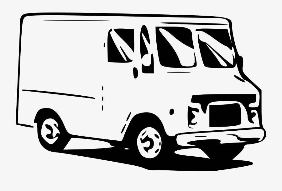 Small Truck Svg Vector File, Vector Clip Art Svg File - Transparent Food Truck Clip Art, Transparent Clipart