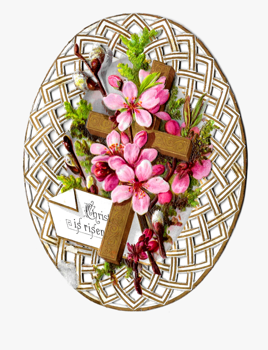 Easter Printable Greeting Design Downloads - Easter Flower Cards, Transparent Clipart