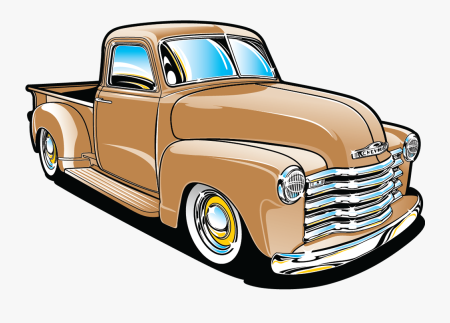 Classic Truck Clipart Chevrolet Pick Up Png , Free Transparent