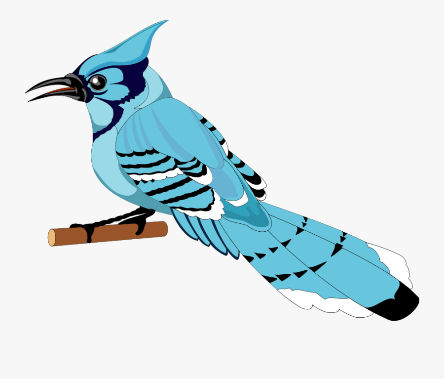 Free Vector Bird - Bluejay Clipart Png, Transparent Clipart