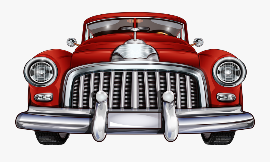28 Collection Of Red Classic Car Clipart - Classic Car Vector Png, Transparent Clipart