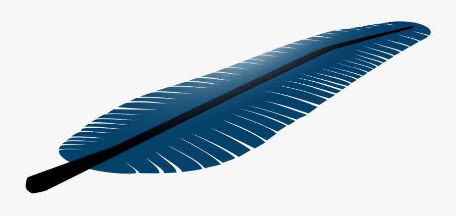 Blue Feather Clipart, Transparent Clipart