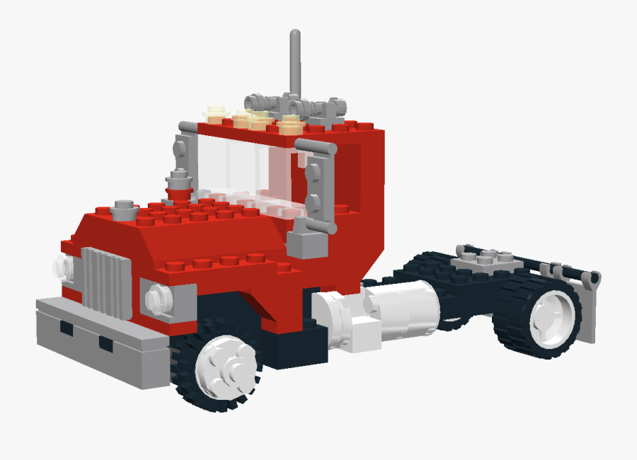 Clip Art Old Mack Truck - Lego, Transparent Clipart