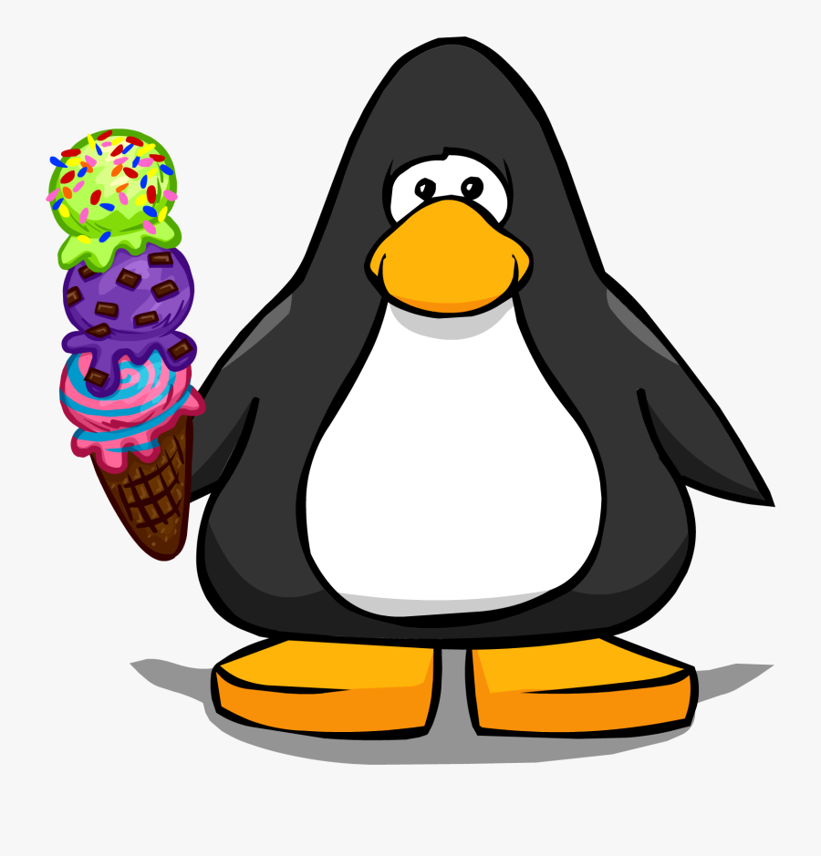 Transparent Penguin On Iceberg Clipart - Penguin With Santa Hat, Transparent Clipart